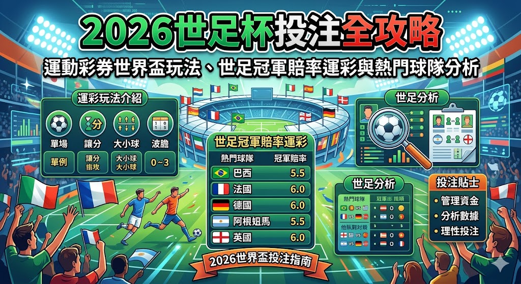 2026世足杯投注全攻略
